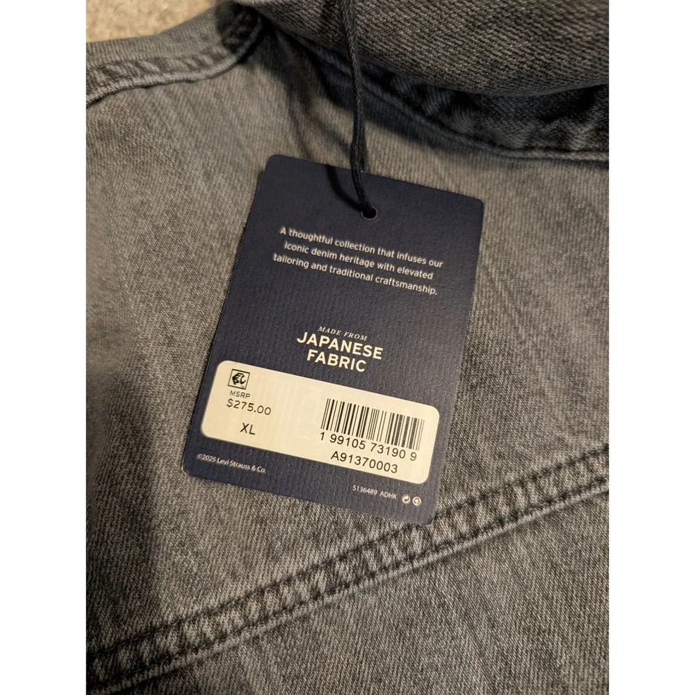 Levi's Blue Tab A9137-0003 Japanese Fabric Type I Trucker Jacket NWT XL